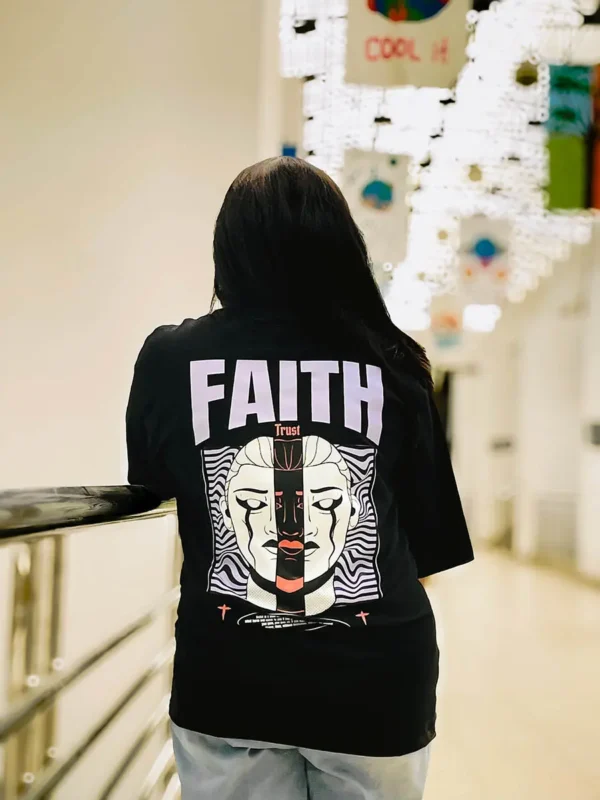 Faith Drop Shoulder T-Shirt