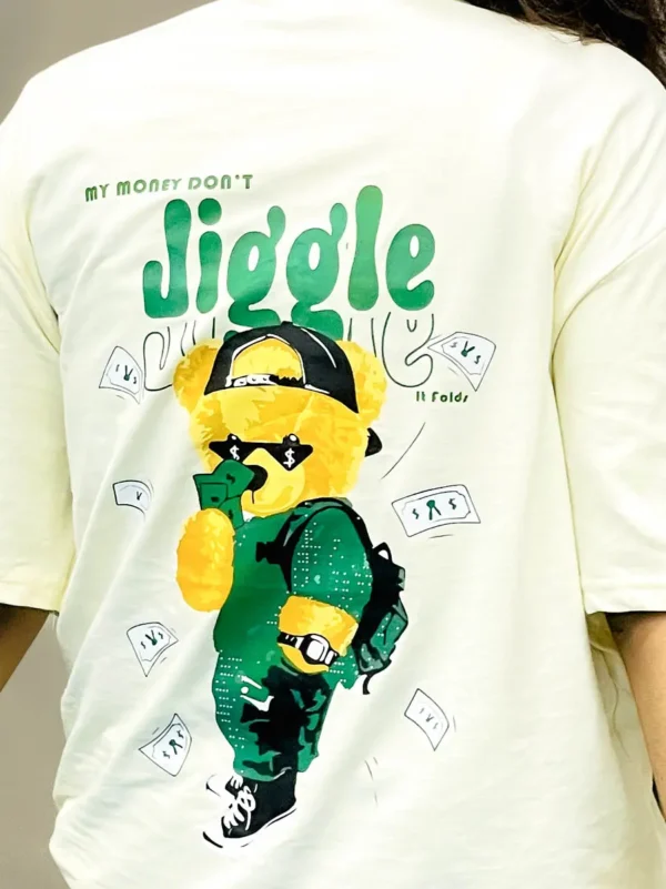 Jiggle Money Drop Shoulder T-Shirt - Image 8