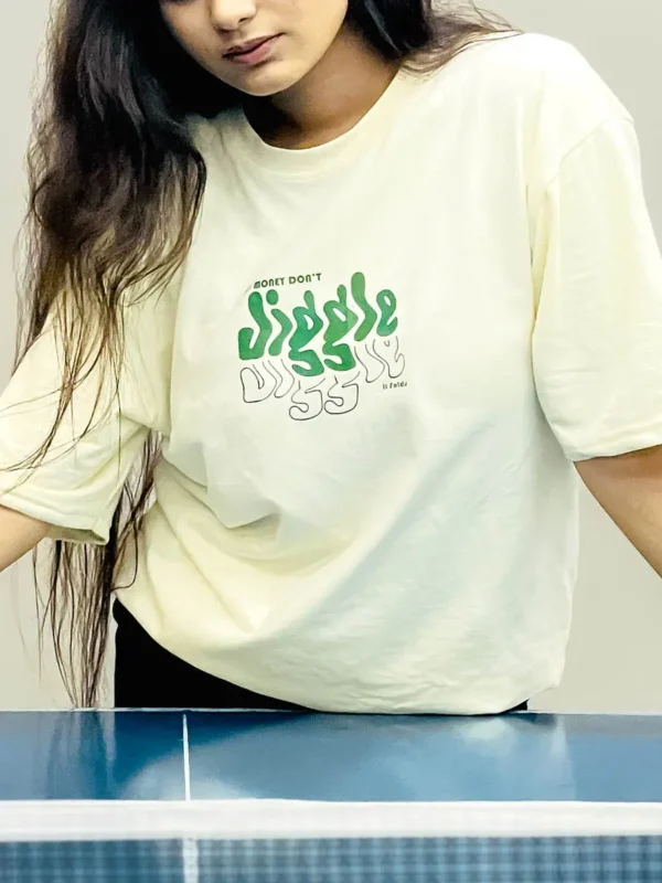 Jiggle Money Drop Shoulder T-Shirt - Image 4