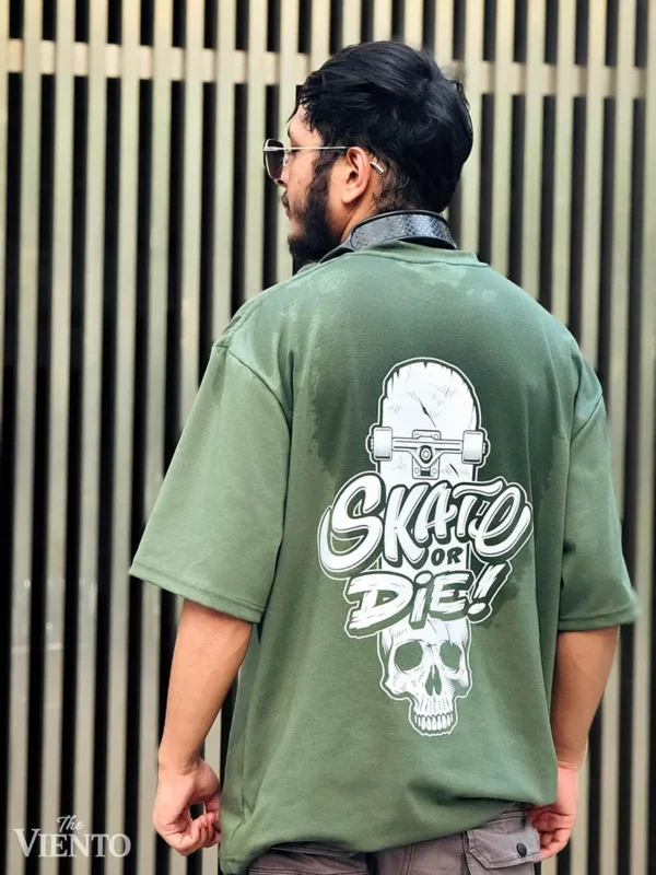 Skate Or Die Drop Shoulder T-shirt - Image 6