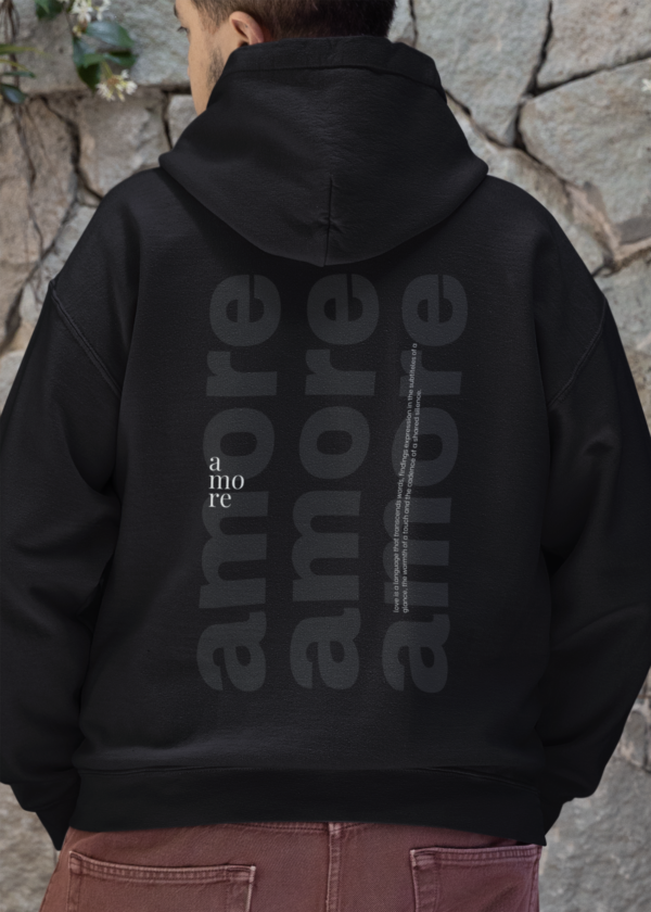 Amore DropShoulder Hoodie - Image 3